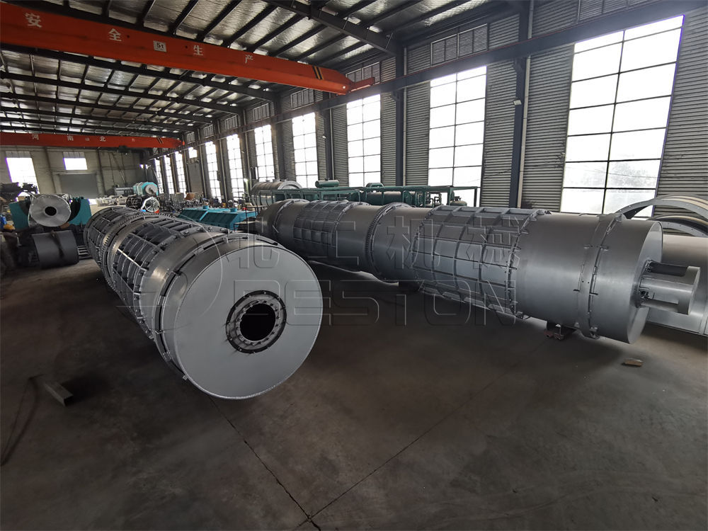 連續式碳化爐加工燒烤用碳棒工藝介紹 無煙碳化爐